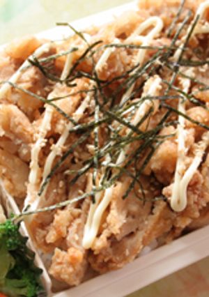お助け弁当★冷凍カラアゲで「鶏カラ丼」-レシピのメイン写真