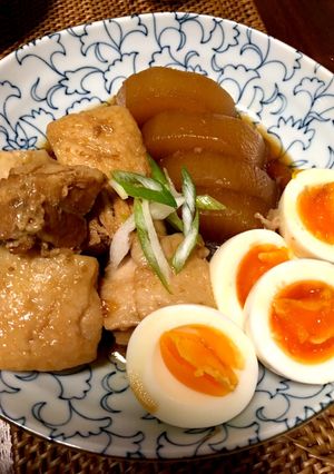圧力鍋で簡単！大根入りでヘルシー豚の角煮-レシピのメイン写真