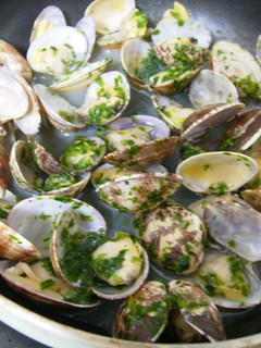 あさりの酒蒸し ~あおさとごま油風味~-レシピのメイン写真