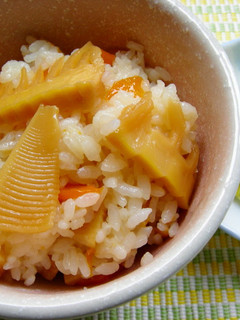 季節の味。たけのこごはんですよ-レシピのメイン写真