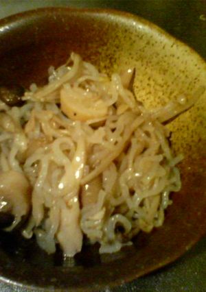 レンジでもう一品☆きのことしらたきの煮物-レシピのメイン写真