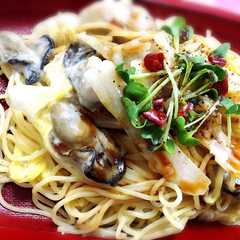 รูปของ 牡蠣の簡単ヘルシー 豆乳クリームパスタ