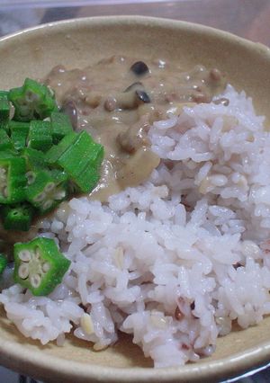 ヘルシーねばねばホワイトカレー-レシピのメイン写真