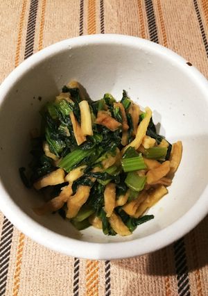 小松菜と切り干し大根の炒め煮-レシピのメイン写真