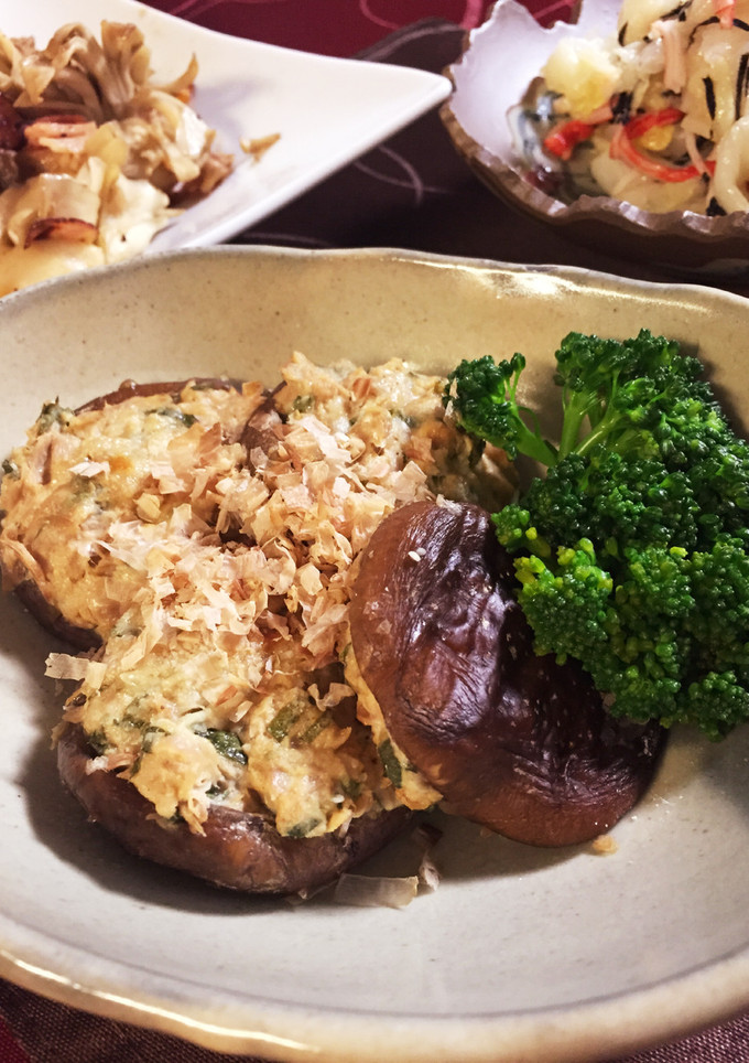 しいたけの和風ツナマヨ焼き-レシピのメイン写真