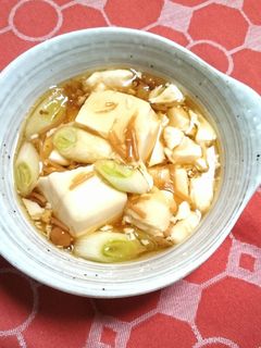 豆腐となめ茸の簡単とろとろ煮-レシピのメイン写真