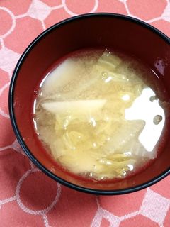 里芋と白菜の味噌汁-レシピのメイン写真