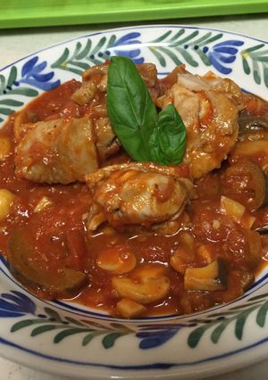 鳥もも肉のトマト煮込み-レシピのメイン写真