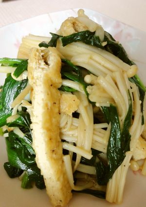 10分完成♪えのきとニラのバター醤油炒め-レシピのメイン写真