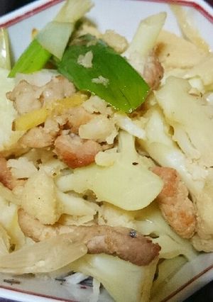 本場中国の味カリフラワー＆豚肉炒め-レシピのメイン写真