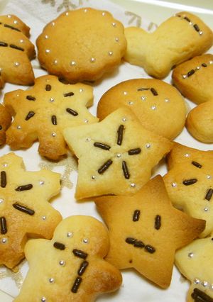 冬模様のサクサククッキー-レシピのメイン写真