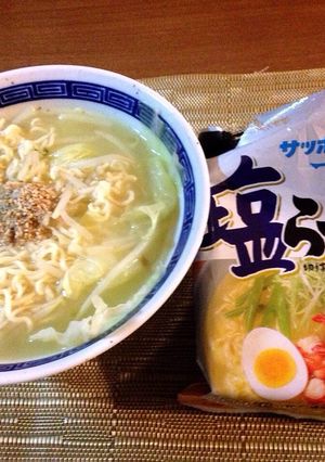 シンプル 塩ラーメン タンタン麺風-レシピのメイン写真