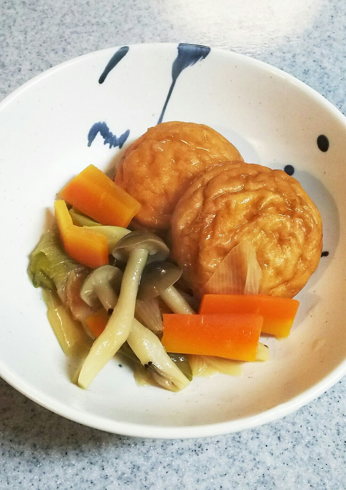 簡単♪長ねぎと魚河岸揚げの煮物-レシピのメイン写真