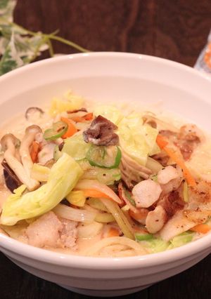 野菜たっぷりチャンポン風豆乳味噌ラーメン-レシピのメイン写真