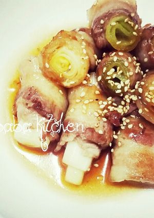 ☆ネギの豚肉ロール巻き☆-レシピのメイン写真
