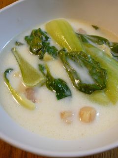 青梗菜と干し貝柱のクリーム煮-レシピのメイン写真