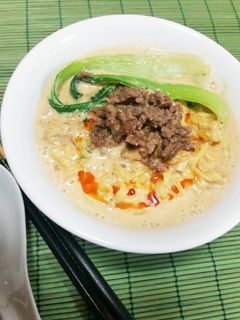 サッポロ一番みそラーメンで✴豆乳担々麺✴-レシピのメイン写真