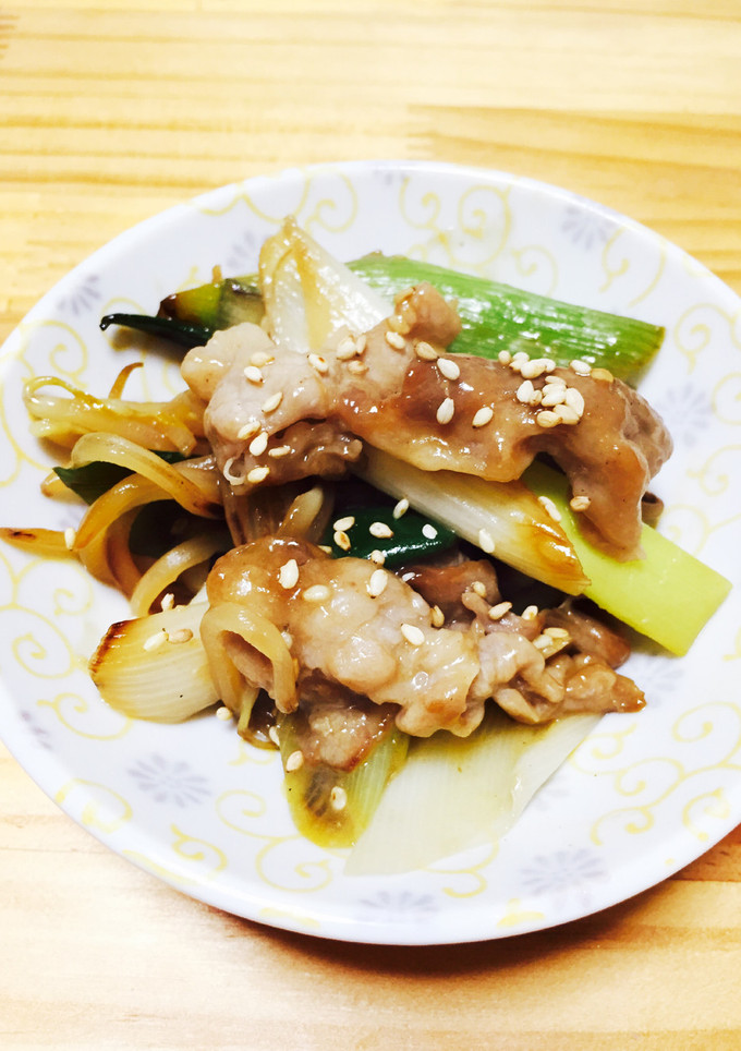 豚肉と長ネギともやしの胡麻味噌炒め-レシピのメイン写真