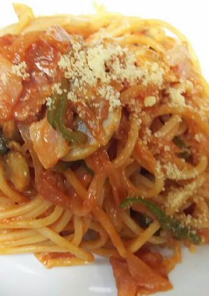 シンプルな~スパゲッティナポリタン-レシピのメイン写真