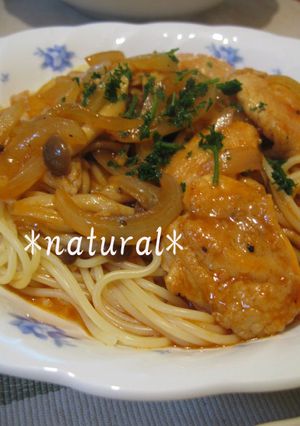 チキンのトマトソーススパゲッティ-レシピのメイン写真