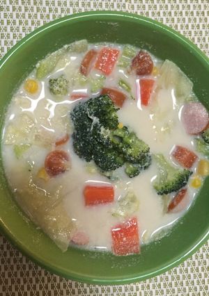 あったか豆乳スープ 【分量訂正しました】-レシピのメイン写真
