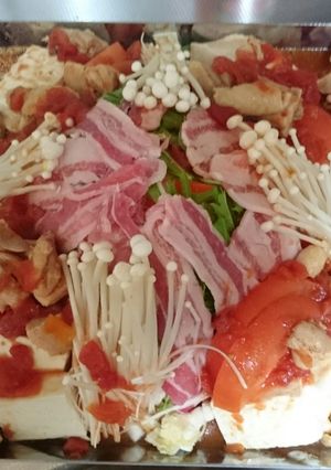 トマト味のちりとり鍋-レシピのメイン写真