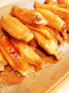 漬けるだけで簡単!照り焼き手羽先♡-レシピのメイン写真