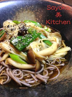 きのこの生姜あんかけ蕎麦-レシピのメイン写真