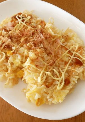 サッポロ一番でライスお好み焼き-レシピのメイン写真