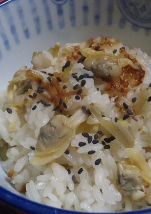 寒い日は…「アサリと生姜ご飯」-レシピのメイン写真