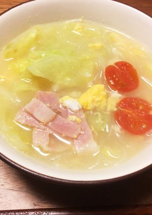 朝食、ダイエットに！野菜と春雨のスープ*-レシピのメイン写真