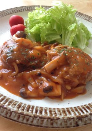 ＊絶品！煮込みハンバーグ＊-レシピのメイン写真