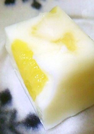 粉寒天で簡単おやつ♡濃厚な桃の牛乳かん-レシピのメイン写真