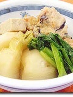 鶏つくねとかぶのあったか煮-レシピのメイン写真