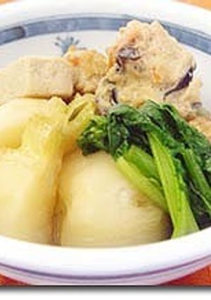 鶏つくねとかぶのあったか煮-レシピのメイン写真