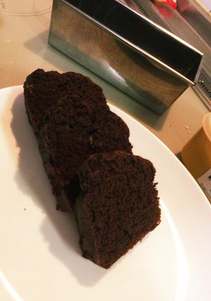 ココアとチョコのパウンドケーキ-レシピのメイン写真
