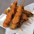 サクサクふっくら♡鶏レバー串カツ