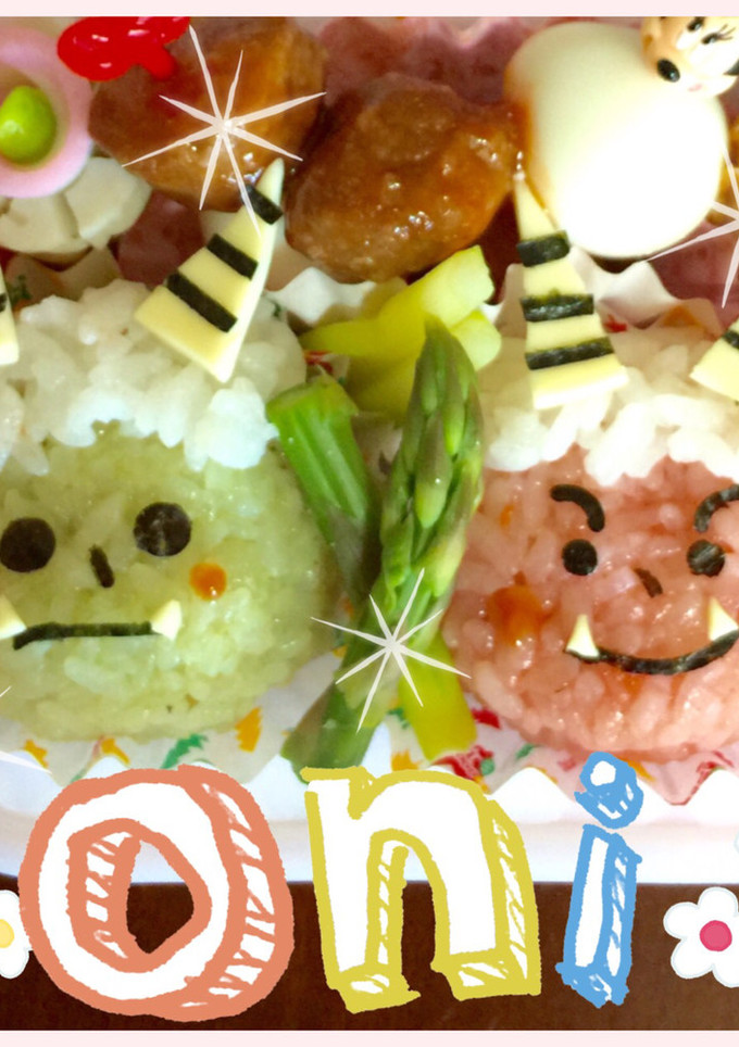 ★☆鬼 キャラ弁★☆簡単 節分★☆-レシピのメイン写真