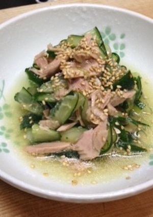 胡瓜とツナのさっぱり和え-レシピのメイン写真