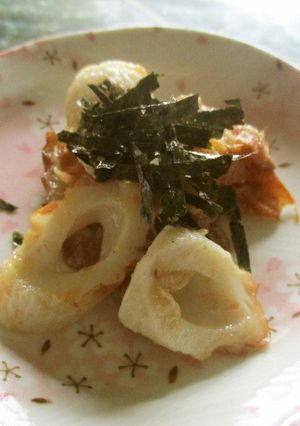 おひとりさまのちくわで簡単おつまみ㊱-レシピのメイン写真