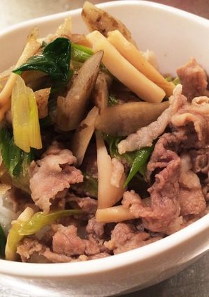 お茶碗大盛り一杯 お一人様つゆだく豚丼-レシピのメイン写真