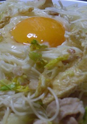 卵とろ～り☆そうめんチャンプルー-レシピのメイン写真