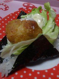 ☆唐揚げマヨで簡単手巻きご飯☆-レシピのメイン写真
