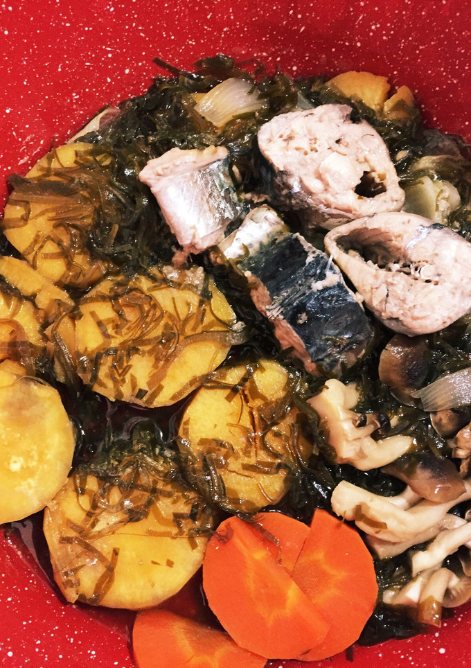 鯖缶とサツマ芋の昆布煮-レシピのメイン写真