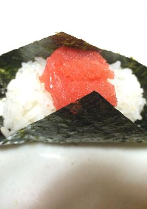 タラコの手まきごはん-レシピのメイン写真