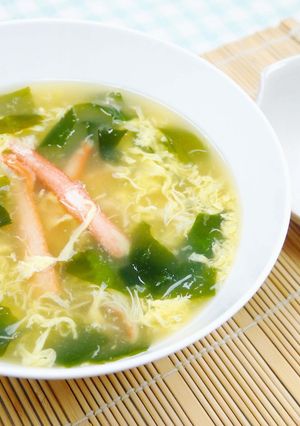 かにと卵の中華スープ-レシピのメイン写真