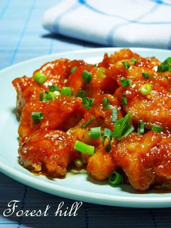 左公鶏(揚げ鶏のピリ辛ソース和え)-レシピのメイン写真