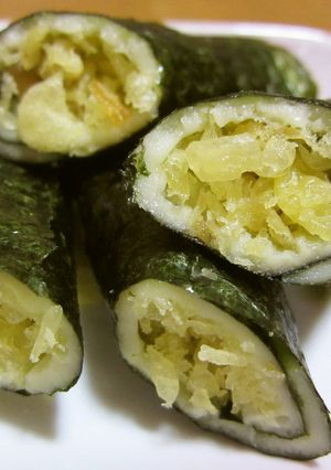 レンジで簡単！チーズ入り海苔天！-レシピのメイン写真