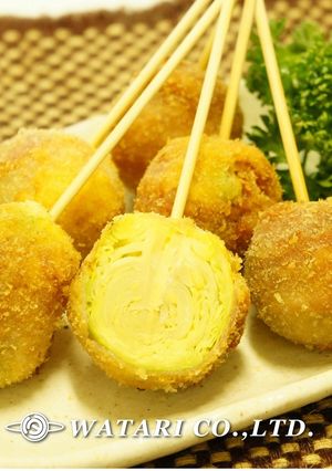 芽キャベツの生ハム巻き串揚げ◇おつまみ-レシピのメイン写真