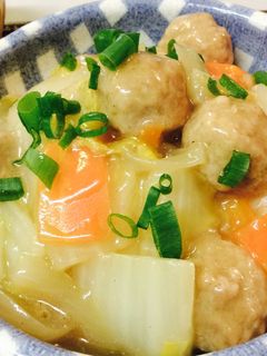 肉団子と白菜の中華風あんかけ丼-レシピのメイン写真